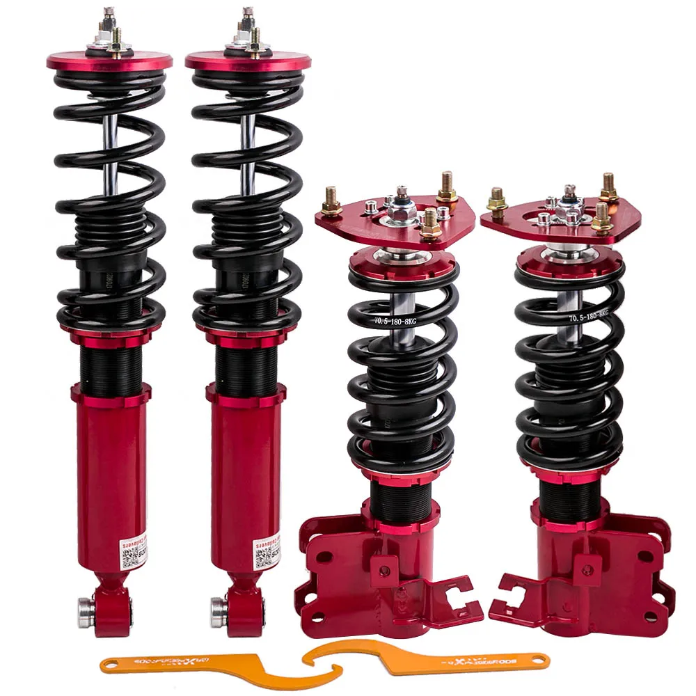 MaXpeedingrods Adjustable Damper Coilover Spring & Shock Assembly For Nissan Silvia S13 180SX 200SX