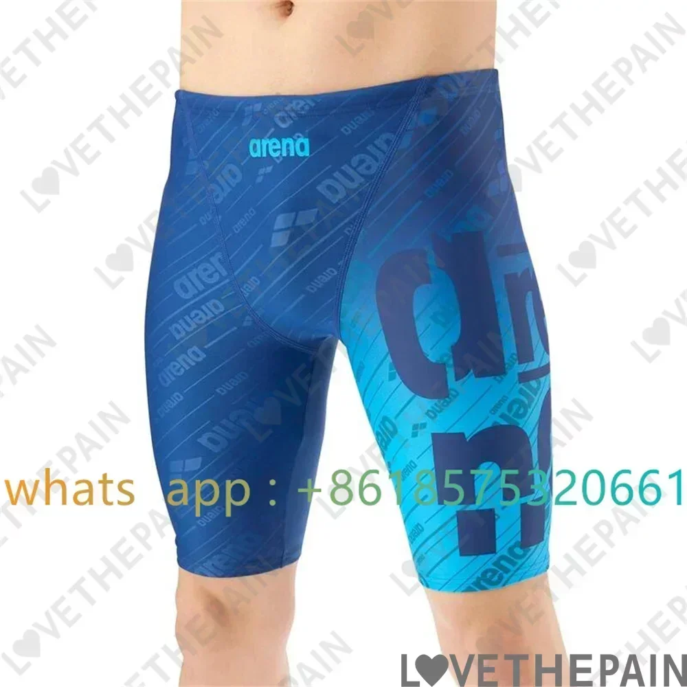 

Men Swimwear Shorts Training Swim Trunks 2023 Summer Beach Tight Quick Dry Swimming Jammer Running Sports Surfing Swimsuit Pants