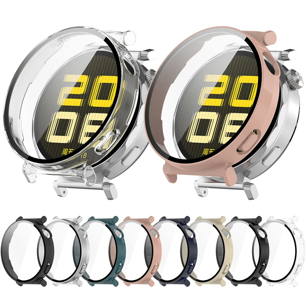 For Huawei Watch GT5 41mm Watch Case 2-in-1 Protective Case + Screen Protective Glass Protection Cover With Tempered Glass Film