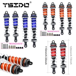 YSIDO 120mm Front 140mm Rear Shock Absorber Damper Suspension for 1/8 1/7 JLB HSP EM Racing DHK HPI Redcat LRP ZD Racing Hongnor