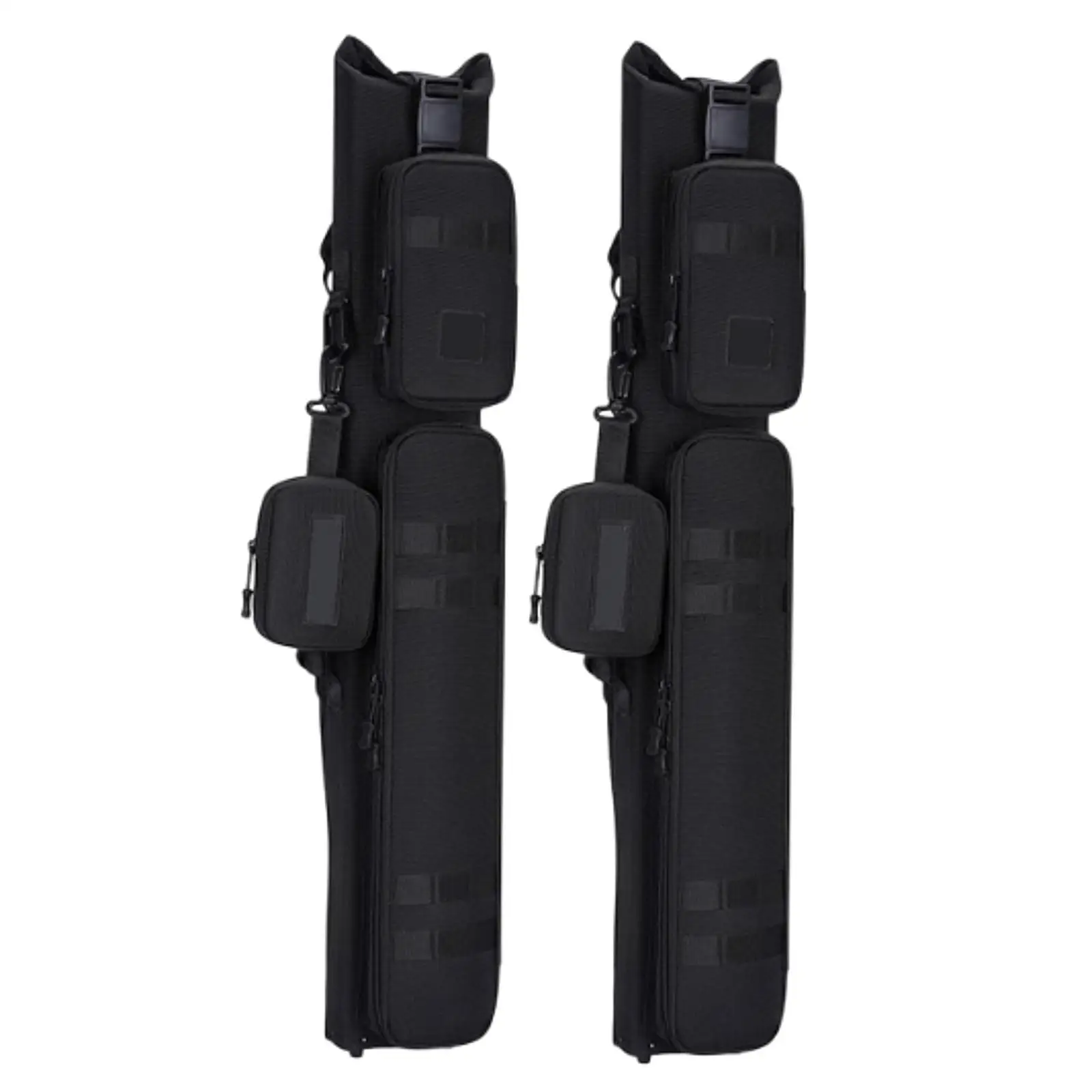 

Billiards Pool Cue Case Portable Adjustable Shoulder Strap Zipper Closure with External Pockets Oxford Cloth Carrier Protector