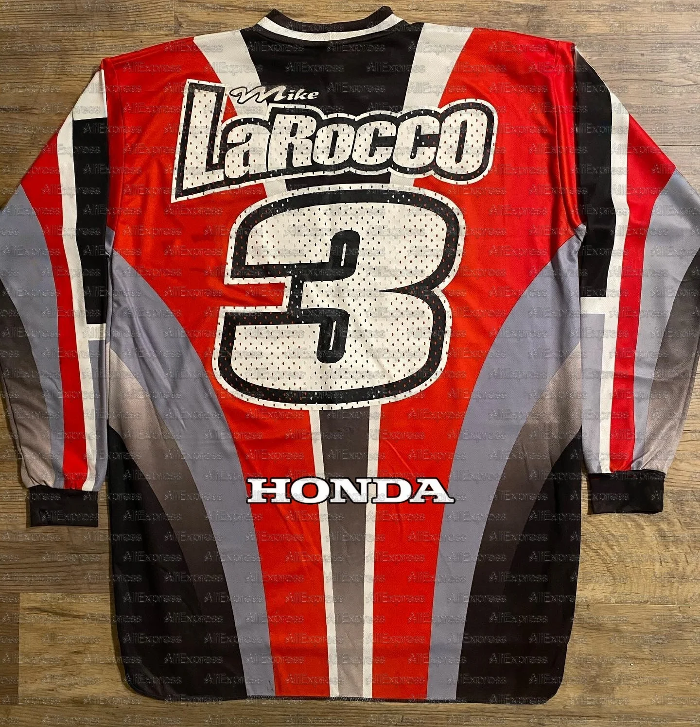 

Быстросохнущая мотоциклетная майка Honda с длинными рукавами, дышащая рубашка для езды на велосипеде, горных гонок, удобная для повседневного использования # 3