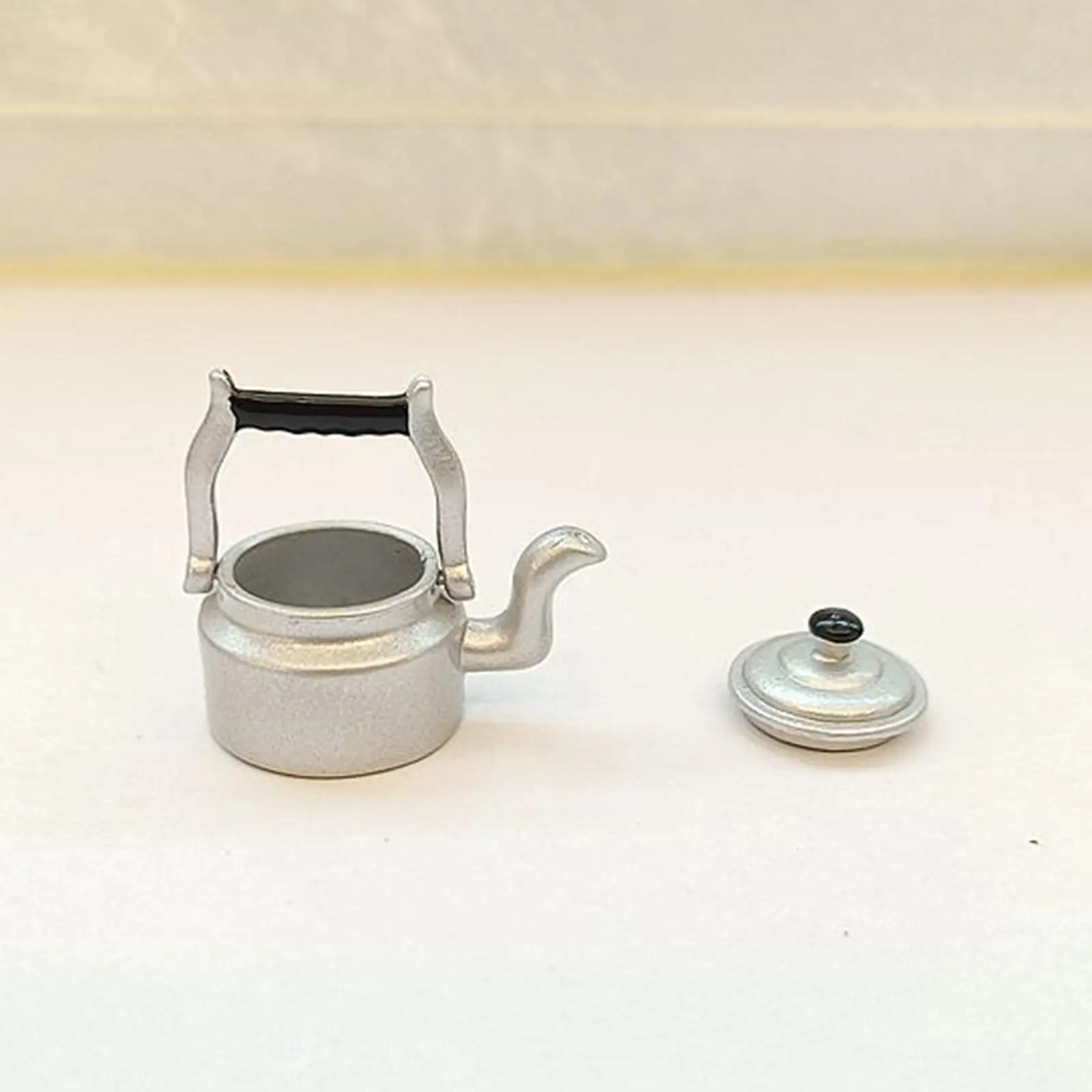 Théière pour maison de poupée, scène de vie pour accessoires, meubles de maison de poupée