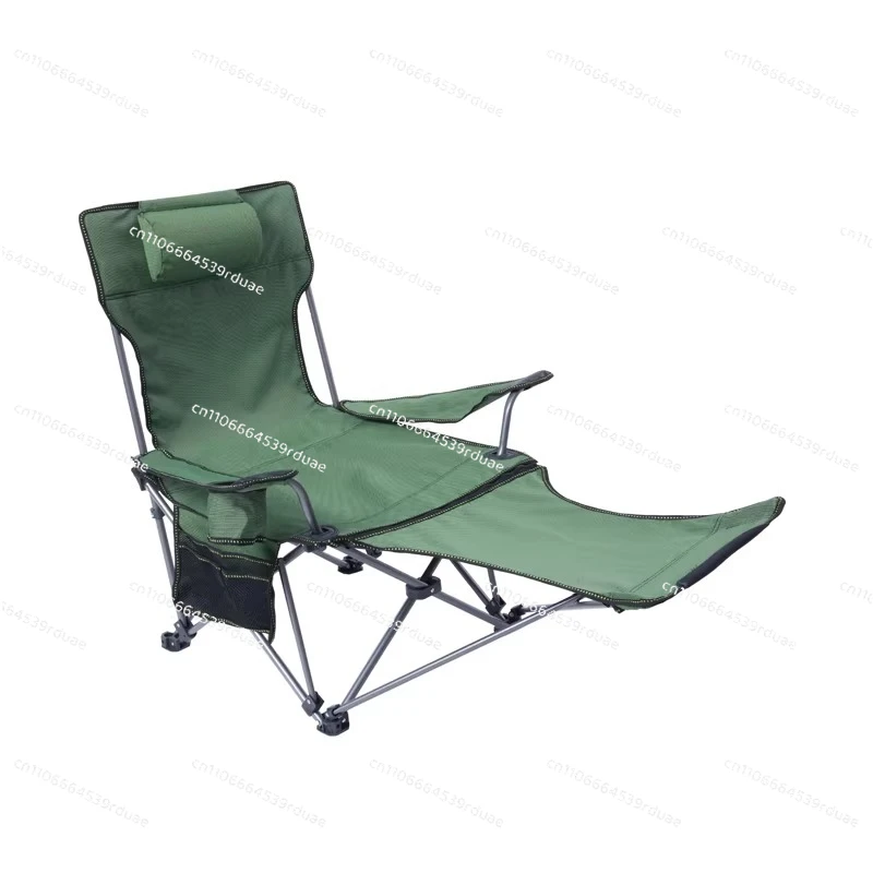 

Outdoor dual-purpose folding lunch break bed portable backrest camping barbecue fishing chair beach stool