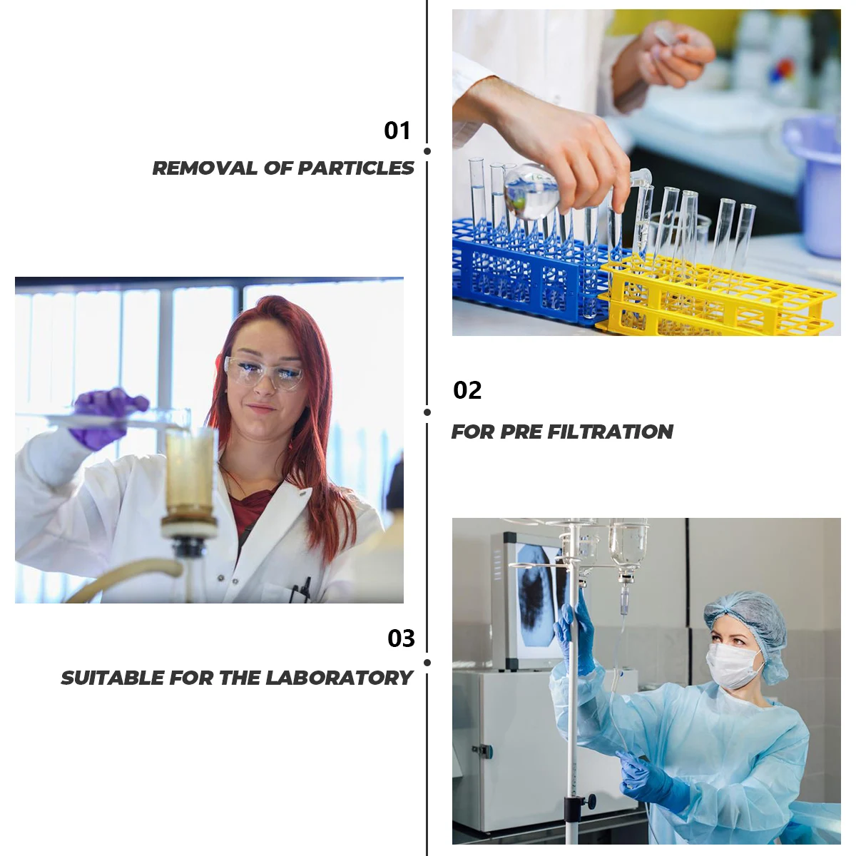 

10pcs Disposable Syringe Filters For Scientific Lab Use Sterile Pes Membrane Individual Packing Particle Bacteria Removal