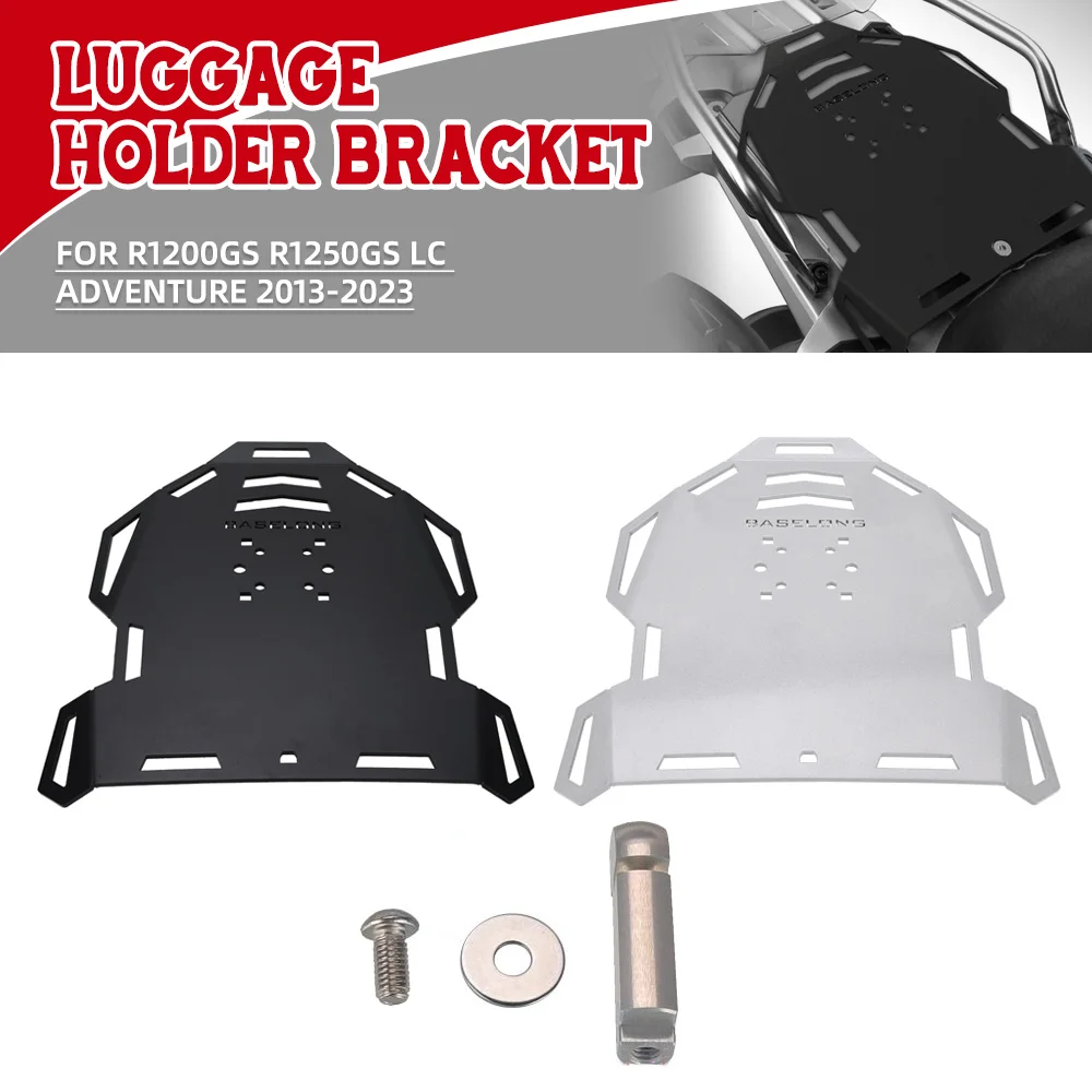 

For BMW R1200GS R 1200 GSA 1250 GS R1250GS LC Adventure 2013-2023 Rear Seat Area Covering Plate Rack Pillion Luggage Rails Cover