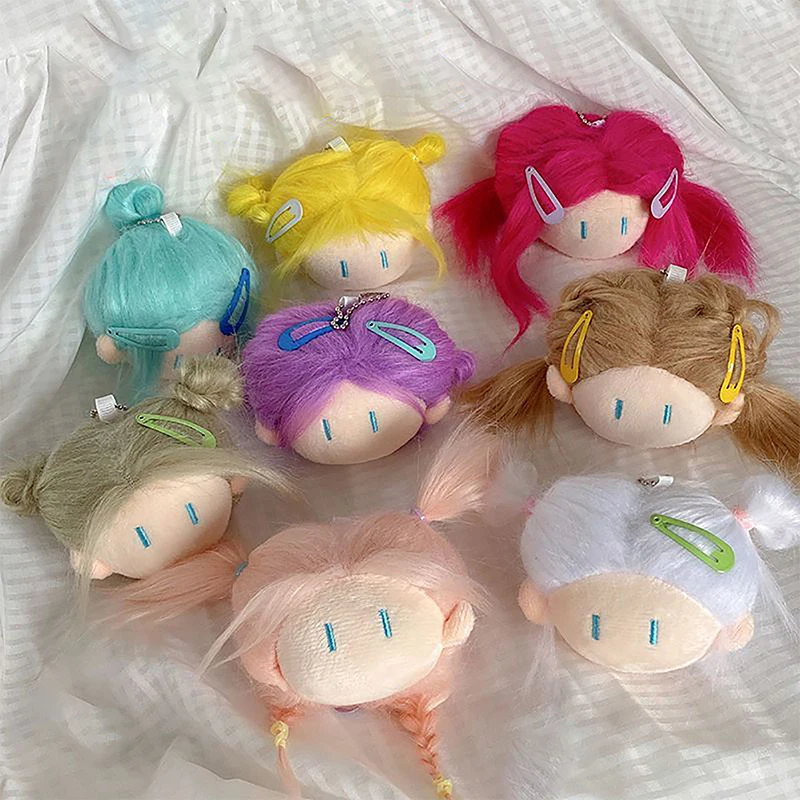 [저스트] 1개 만화 미니 인형 열쇠고리 귀여운 봉제인형 열쇠고리 여성용 애니메이션 귀여운 가방 열쇠고리 연인 커플 선물