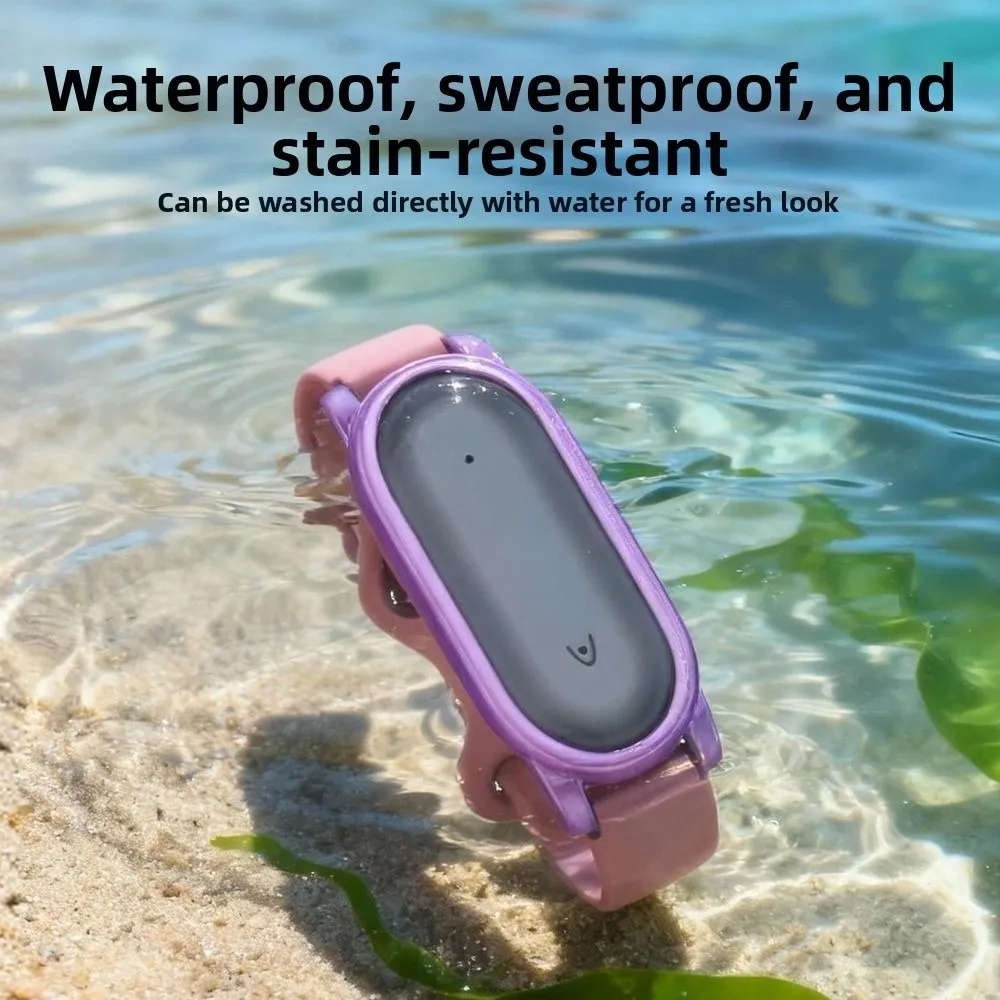 Tali Pengganti Casing Perekam Suara Silikon Baru Terintegrasi dengan Pergelangan Tangan ​ Penutup Pelindung Portabel untuk PLAUD NotePin/NotePin S