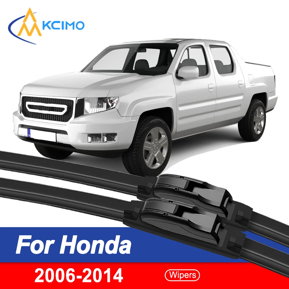 

Essential Safety Pair 2 Front Wiper Blades for Honda Ridgeline YK1 2006–2014 All-Weather Clarity Durable Easy to Install