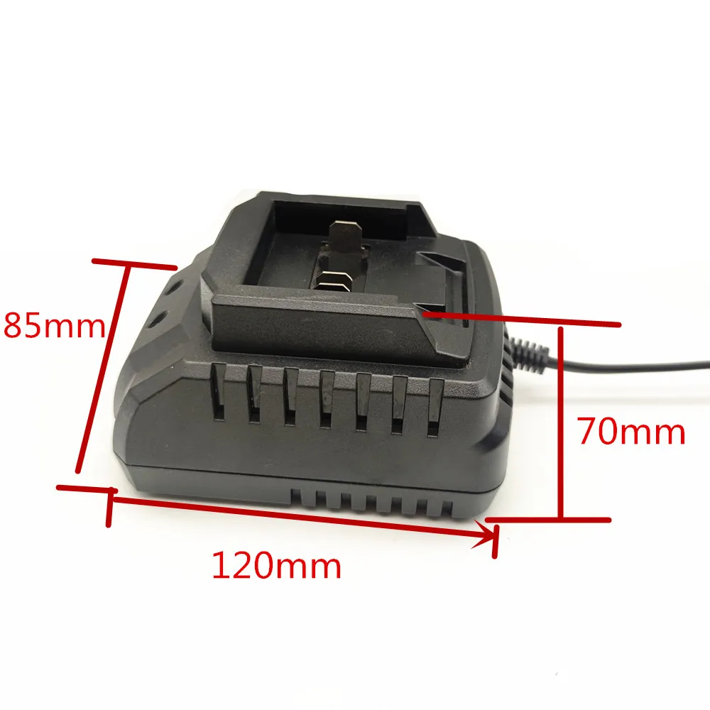 Ładowarka do 12V 18V 21V bateria litowa stosuje się do wiertarka akumulatorowa szlifierki kątowej pistolet natryskowy dmuchawa elektryczna