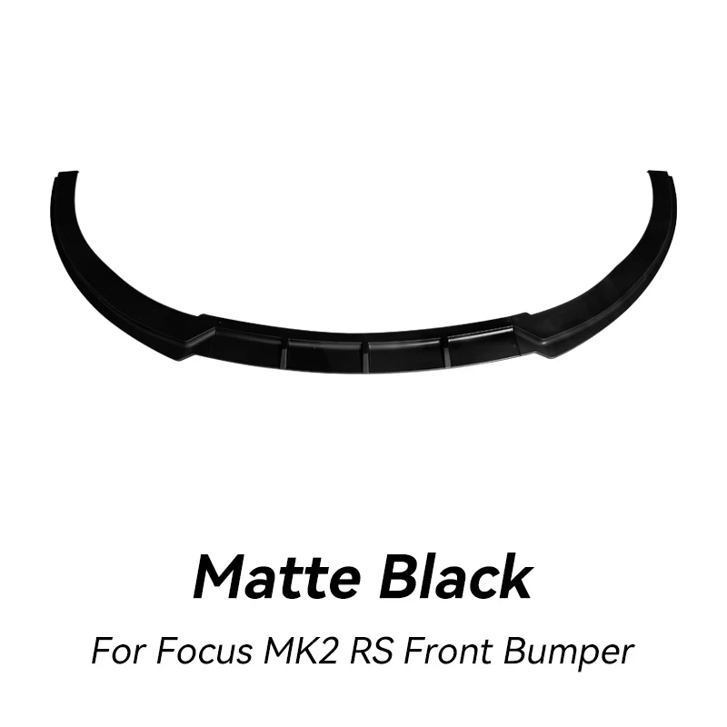 Sport Front Bumper Lip Splitter 3Pcs ABS Front Shovel Fit MK2 RS 2005-2011 Racing Exterior Upgrade Body Kit