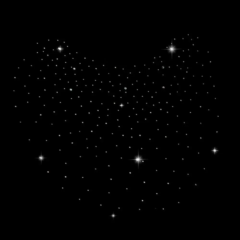 6 Sheet Glitter Rhi…