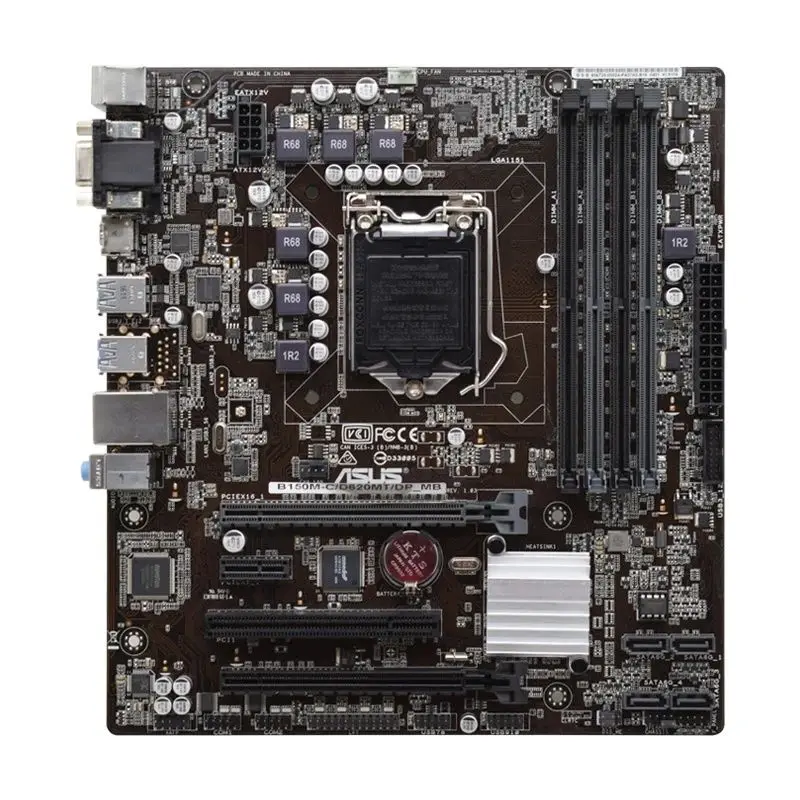 ASUS B150M-C/D620MT/DP_MB Motherboard LGA 1151 Intel B150 DDR3 64GB support 6100  6300 7300 6500 7400 7600 7700 cpu