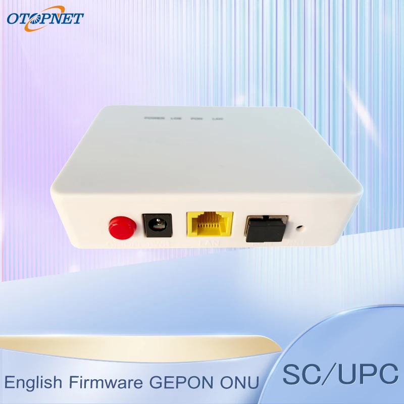 

Однопортовый 1GE GEPON ONU ONT с прошивкой английского языка PL8010Z Волоконно-оптический сетевой терминал FTTH Устройство