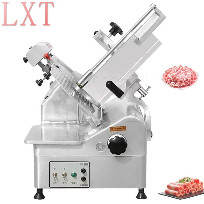 

Automatic Meat Slicer Electric Fat Cow Lamb Roll Cutting Machine Commercial Use Thickness Adjustable