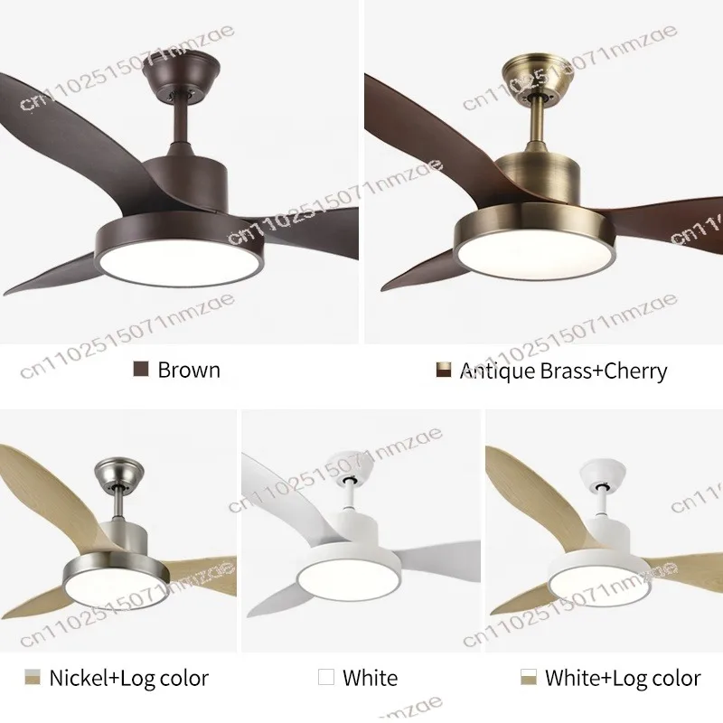 733A DC Ceiling Fan with 3 Blades - 48W 3300LM 3000-4000-6000K, 39×120×120CM Remote Controlled Fan