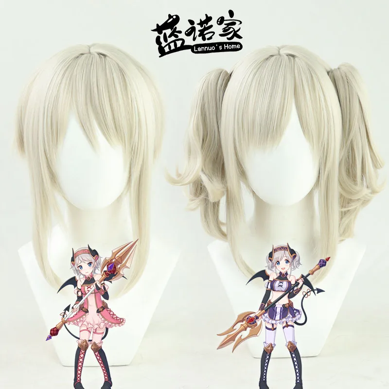 

Аниме Принцесса Connect! Re Dive Cos Косплей Парик Хэллоуин Карнавал Вечеринка Реквизит Синтетические волосы Термостойкое волокно + Кепка для парика