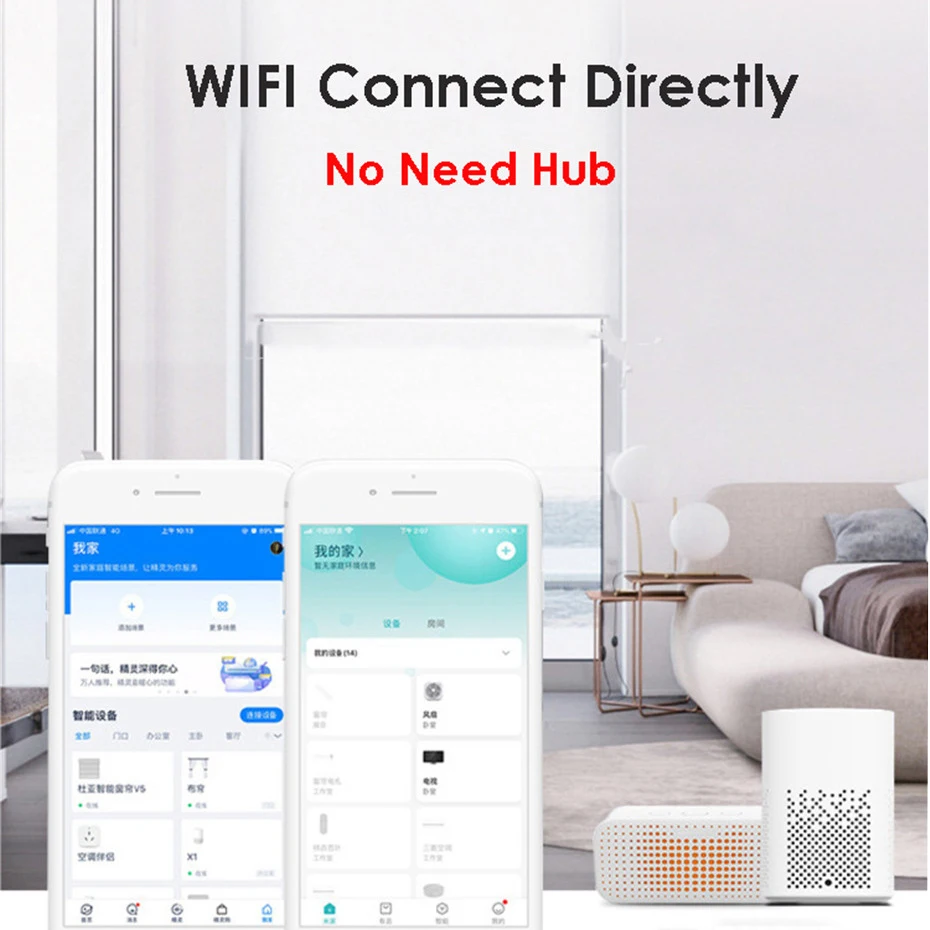 Tuya GM35EQ 10N,Smart wifi Rolling Tubular Motor,Rf433 remote control,Voice Control by Alexa/Google Home,for Dia 45/47/50mm Tube