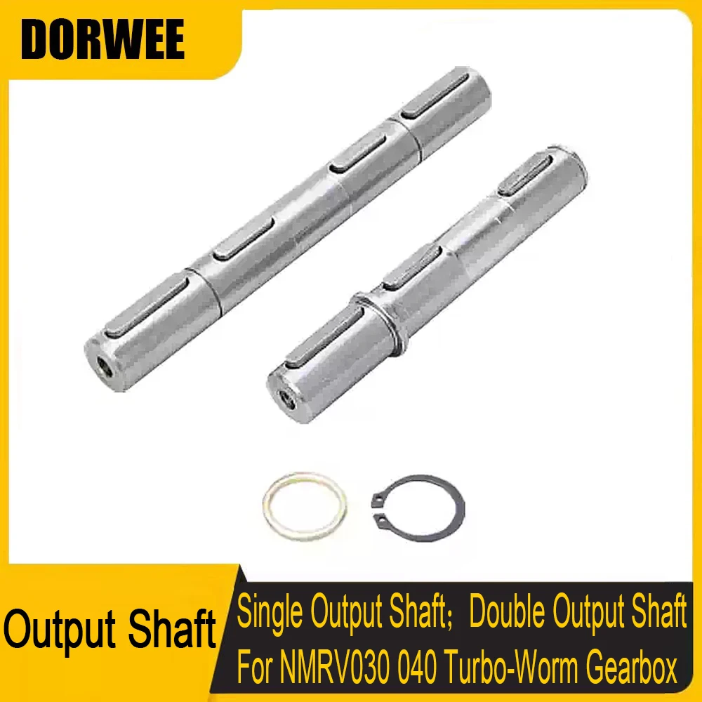 Single Double 14/18mm Output Shaft for NMRV030/NMRV040 Turbo-Worm Gearbox Worm Gear Reducer Accessories NEMA23 34 Stepper Motor