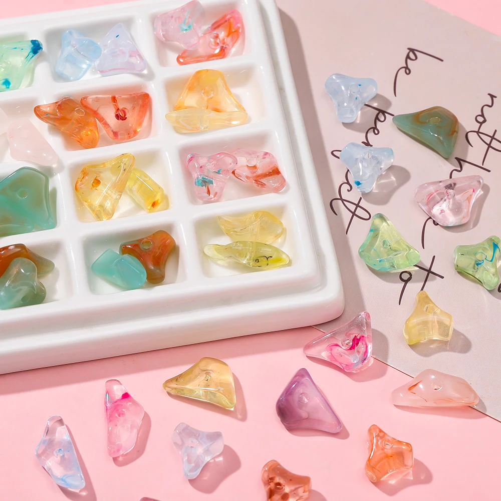 

10pcs/lot Irregular Acrylic Bead Imitation Stone Bead Loose Spacer Bead for DIY Bracelet Earring Jewelry Making Supplies