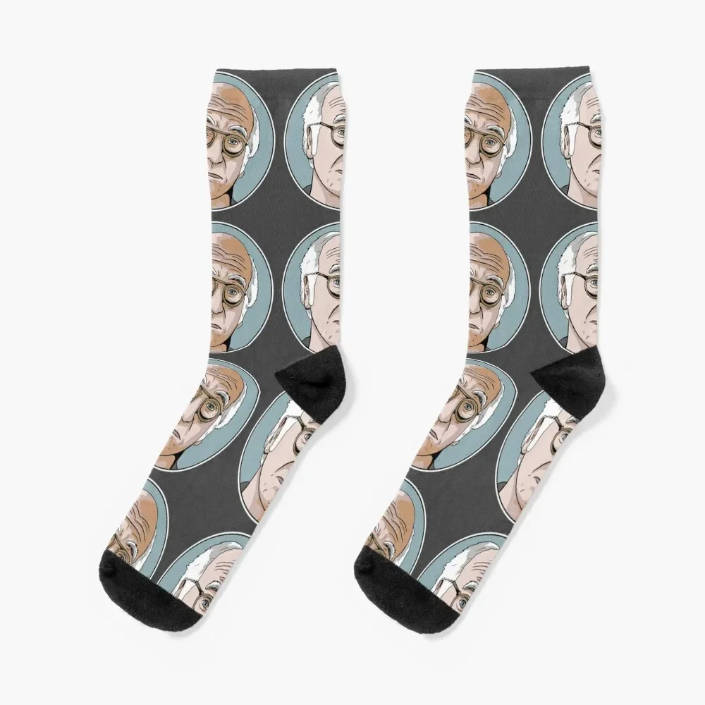 Larry David Socks niestandardowe świąteczne pończochy Skarpety dziewczęce Męskie