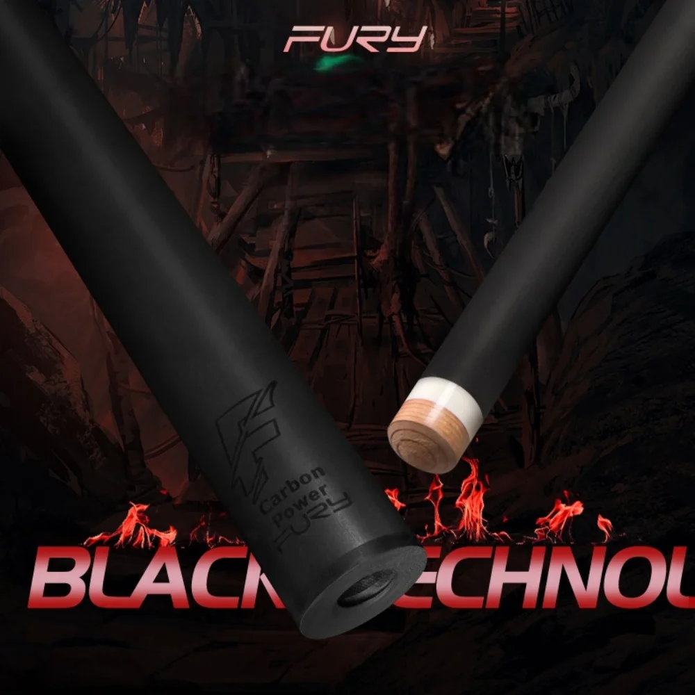 FURY 29Inch Carbon Power Energy PRO-Taper Billiard Shaft
