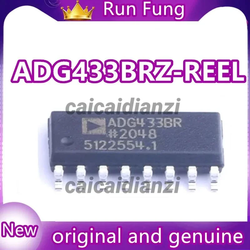 

5 шт./лот ADG433BRZ-REEL ADG433BRZ 4-канальный ИС-переключатель 1:1 24 Ом 16-SOIC Новый Оригинал
