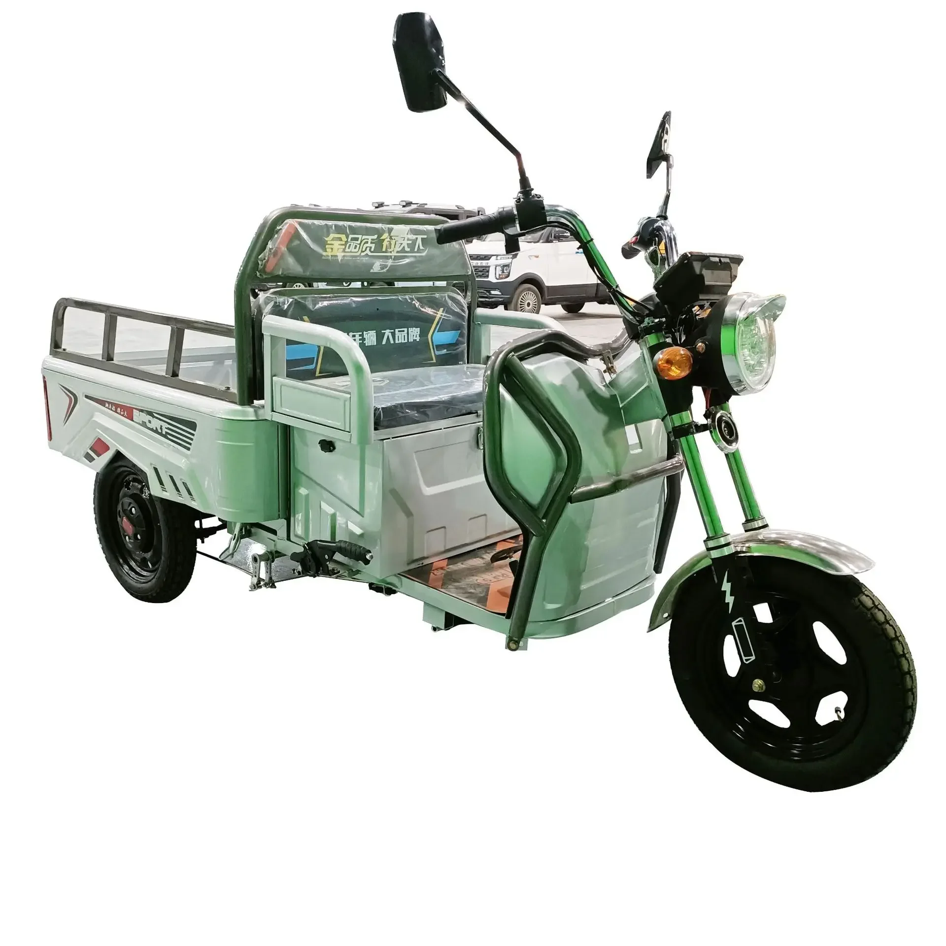 

New Pickup Cargo Electric Tricycle Adult Electric Transport Battery Car Elderly Pick Up Children