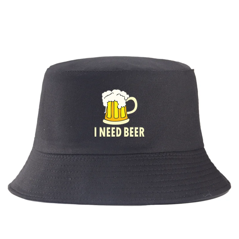 Funny Green Beer Mug Bucket Hat Men Reversible Double Sided Wear Fisherman Cap St Patricks Day Summer Sun Beach Panama Hats