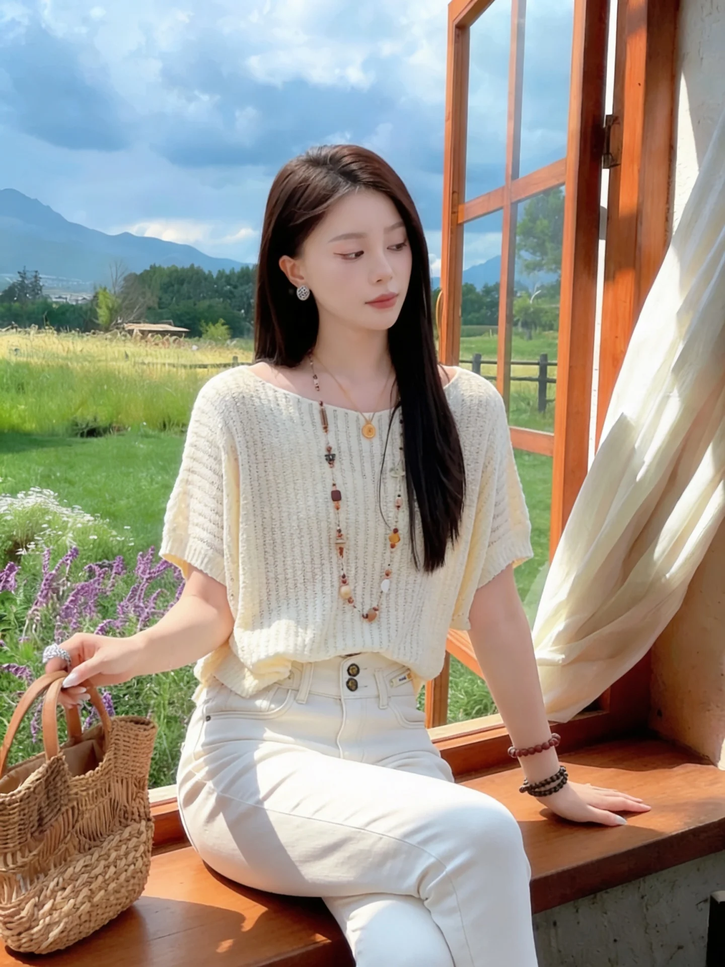 

Высокоэластичные хлопковые джинсы Iris Slim белого цвета, повседневные универсальные брюки с высокой талией, зауженные, осенне-зимние женские джинсы