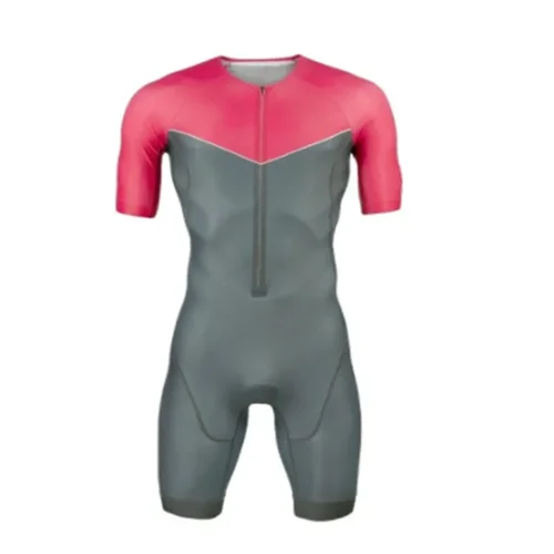 Imagen 2 del producto Traje de triatlón para Hombre, ropa para bicicleta, traje de Ciclismo de manga corta para verano, gran oferta, 2021
