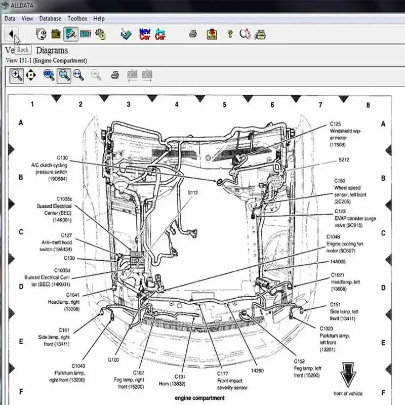 2024 alldata 10.53 il Software diagnostico automobilistico fornisce tutti i dati di supporto tecnico per auto e camion con diagrammi di cablaggio