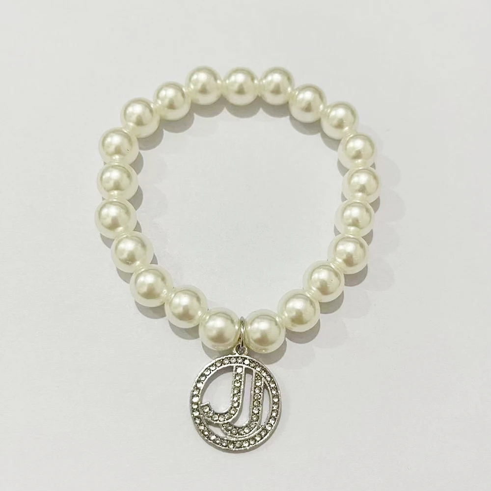 Jack and Jill sisters Party Greek Letter Pendant Bracelet