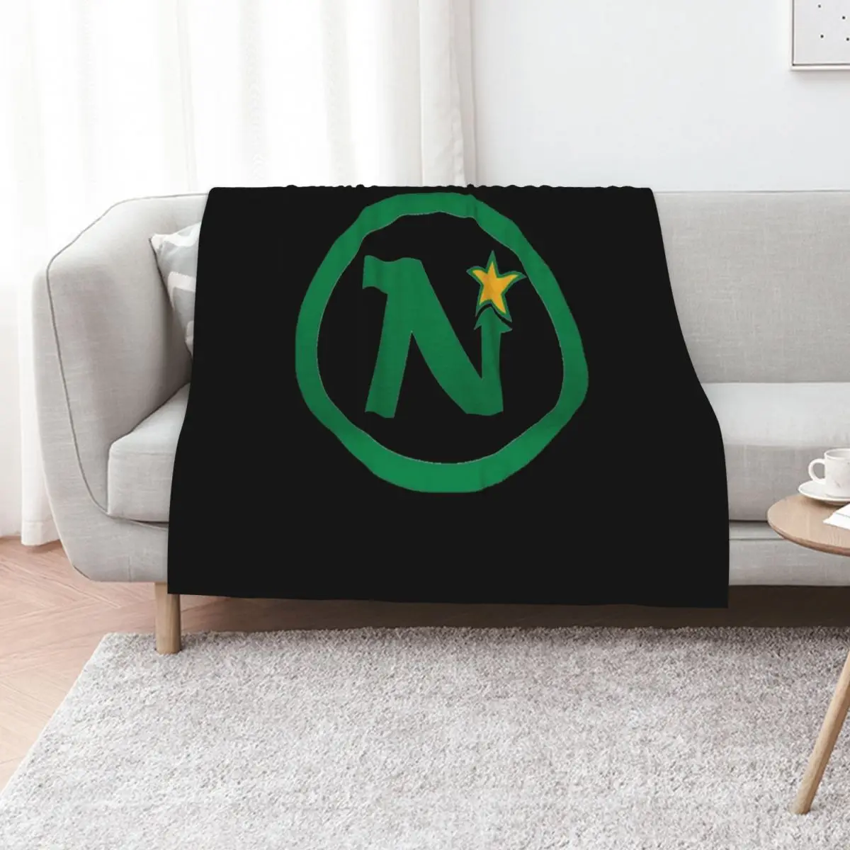 Vintage defunct hockey team minnesota north stars Throw Blanket Flannel Hairy Baby christmas decoration Camping Sofas Blankets