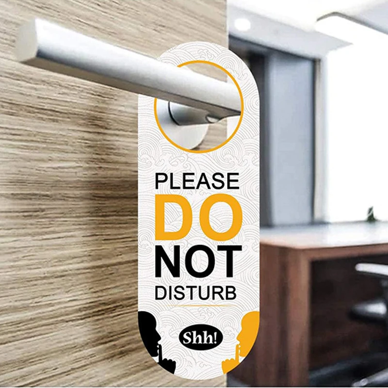 Please Do Not Disturb Door Sign Hotel Bulletin Board Pendant Label Door Hanger Tags Club Cafe Hotel Office Prompt Board