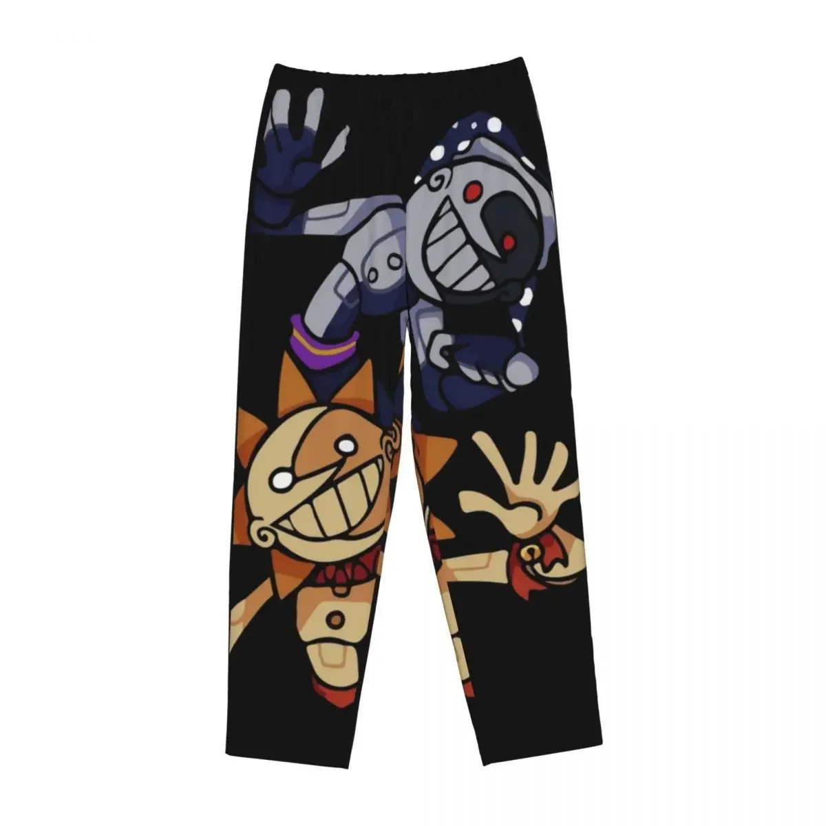 

Женские пижамные брюки Custom SunDrop And MoonDrop Fnaf Security Breach с карманами для отдыха и сна