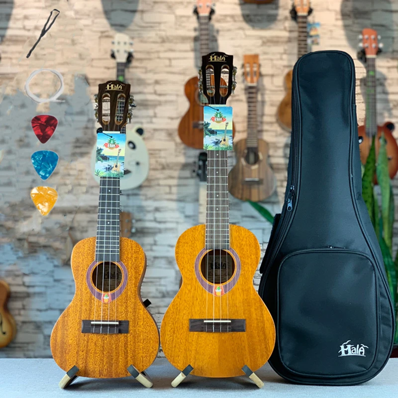 

Top All Solid Mahogany Ukulele 23 26 Inches Concert Tenor Matte Mini Electric Acoustic Guitar 4 Strings Ukelele Guitarra Uke