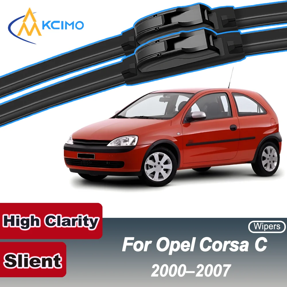 

2PCS HD Wiper Blades for Opel Corsa C X01 2000-2007 Chevrolet Corsa Holden Barina Opel Vita (Japan) Vauxhall Corsa Front Brush