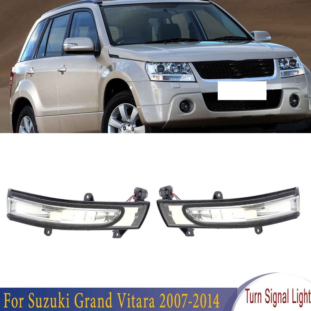 

Rear View Mirror Turn Signal Lamp For Car Left Right Turn Signal Light Fit For Suzuki Grand Vitara 2007 2008 2009 2010-2014