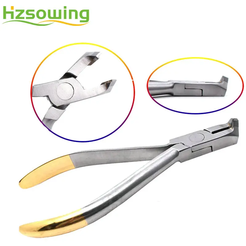 Orthodonitic Wire Distal End Cutter Dental Stainless Steel Forceps Bracket Remover Dental Lab Instruments Mini Head Pliers