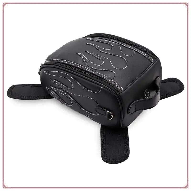 Motorcycle Oil Tank Bag For Honda Suzuki Waterproof Magnetic Motorbike Toolkit Rear Fuel Tank Travel Bag Tool Kit