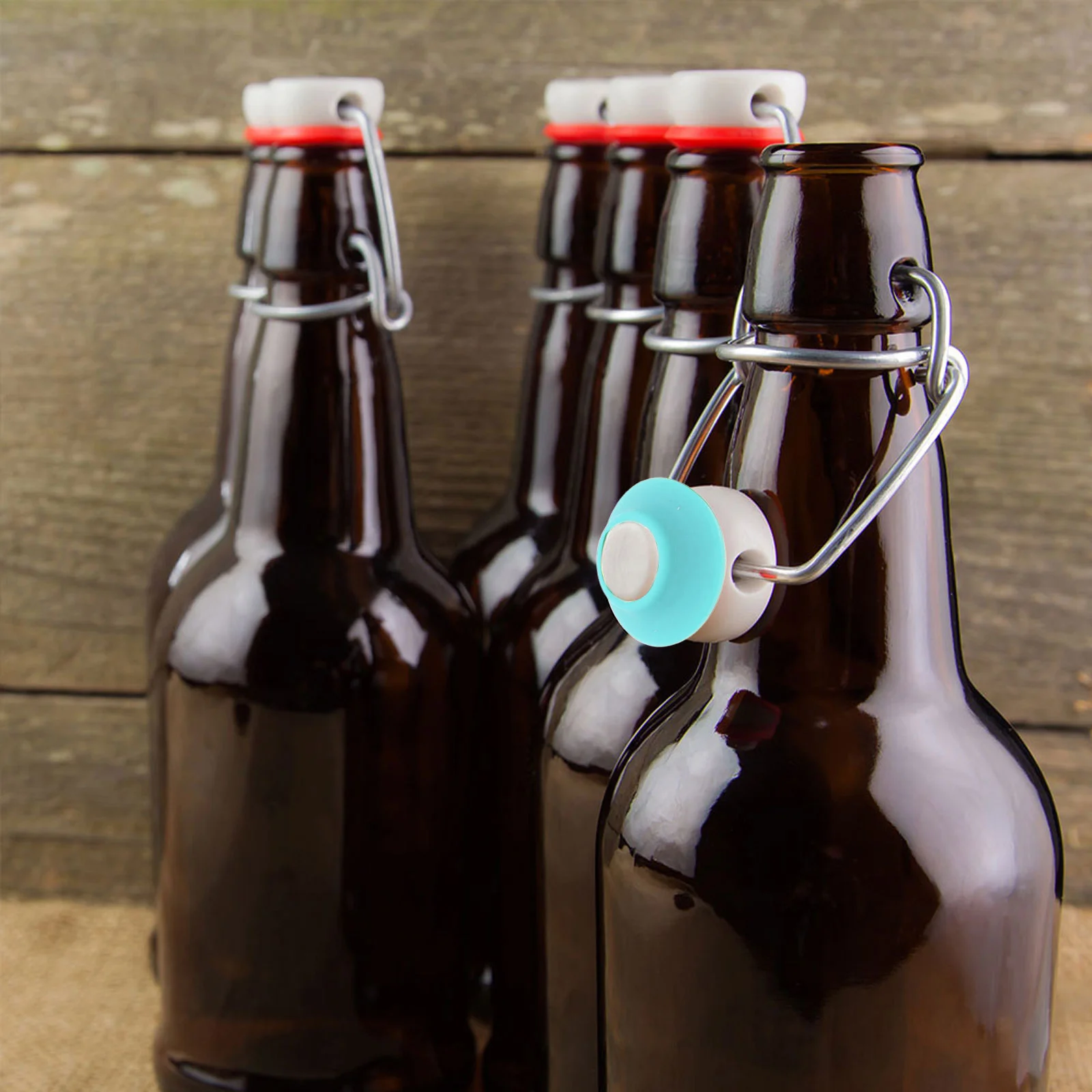 

24Pcs Silicone Gasket for Water Bottles Replacement Seal Rings Swing Top Bottle Washer for Beer Soda Glass Container