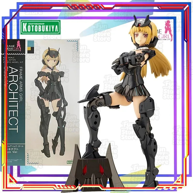 

Kotobukiya Frame Arms Girl Ankhtit Black Version Anime Action Figure Assembly Model Toy Collectible