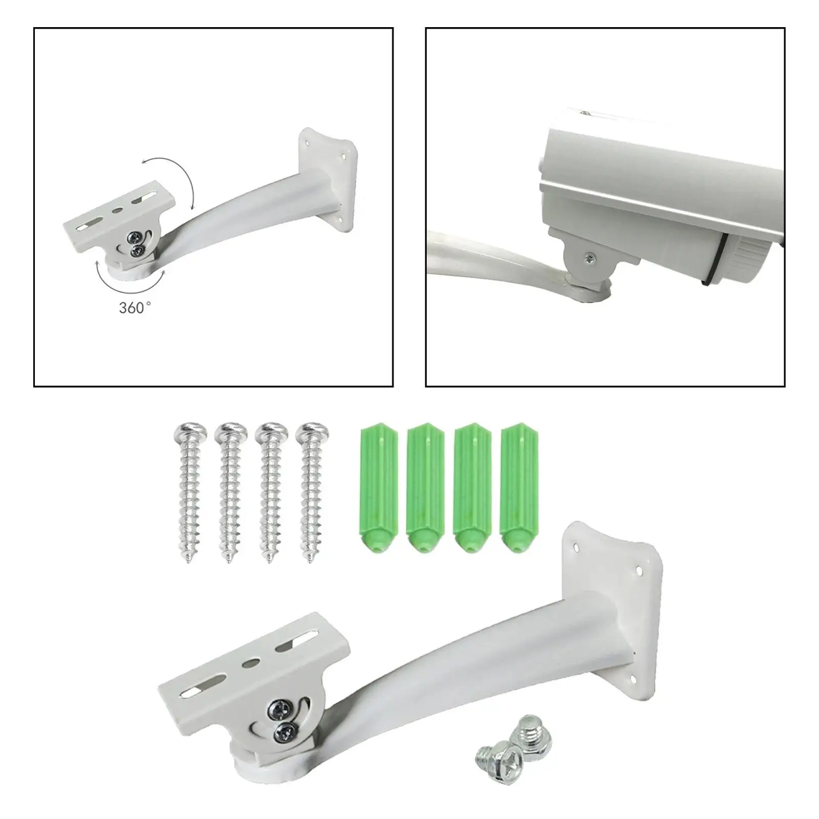 Security Camera Mounting Bracket Stable Camera Support Bracket Easy to Install