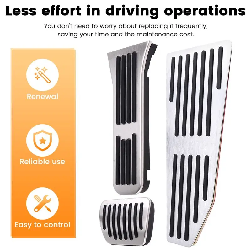 T17C Λ 1 Set Car Throttle Brake Rest Pedal For Lantu Voyah FREE Dreamer Punch-Free And Non-Slip Modification Brake Pedal