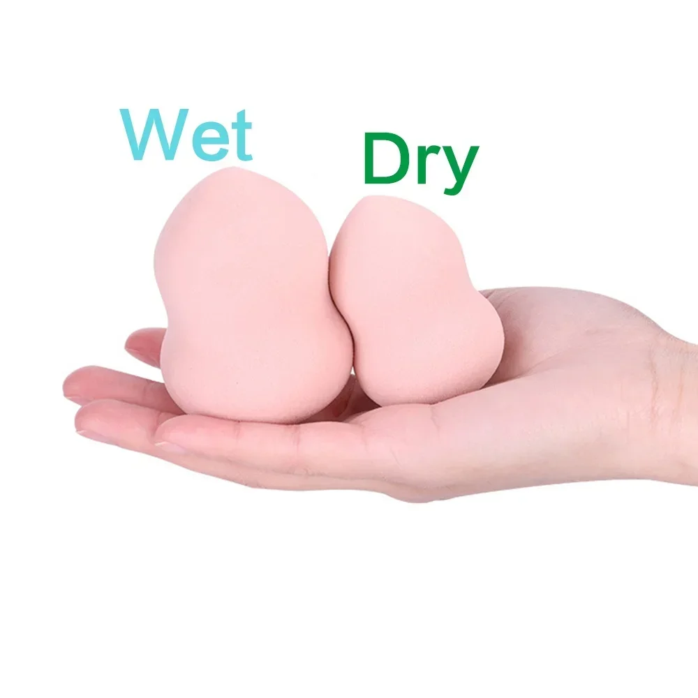 뷰티 에그 슈퍼 소프트 논이트 파우더 듀얼 유즈 에어 쿠션 퍼프 스펀지 메이크업 도구 (습식 및 건식 사용 가능)