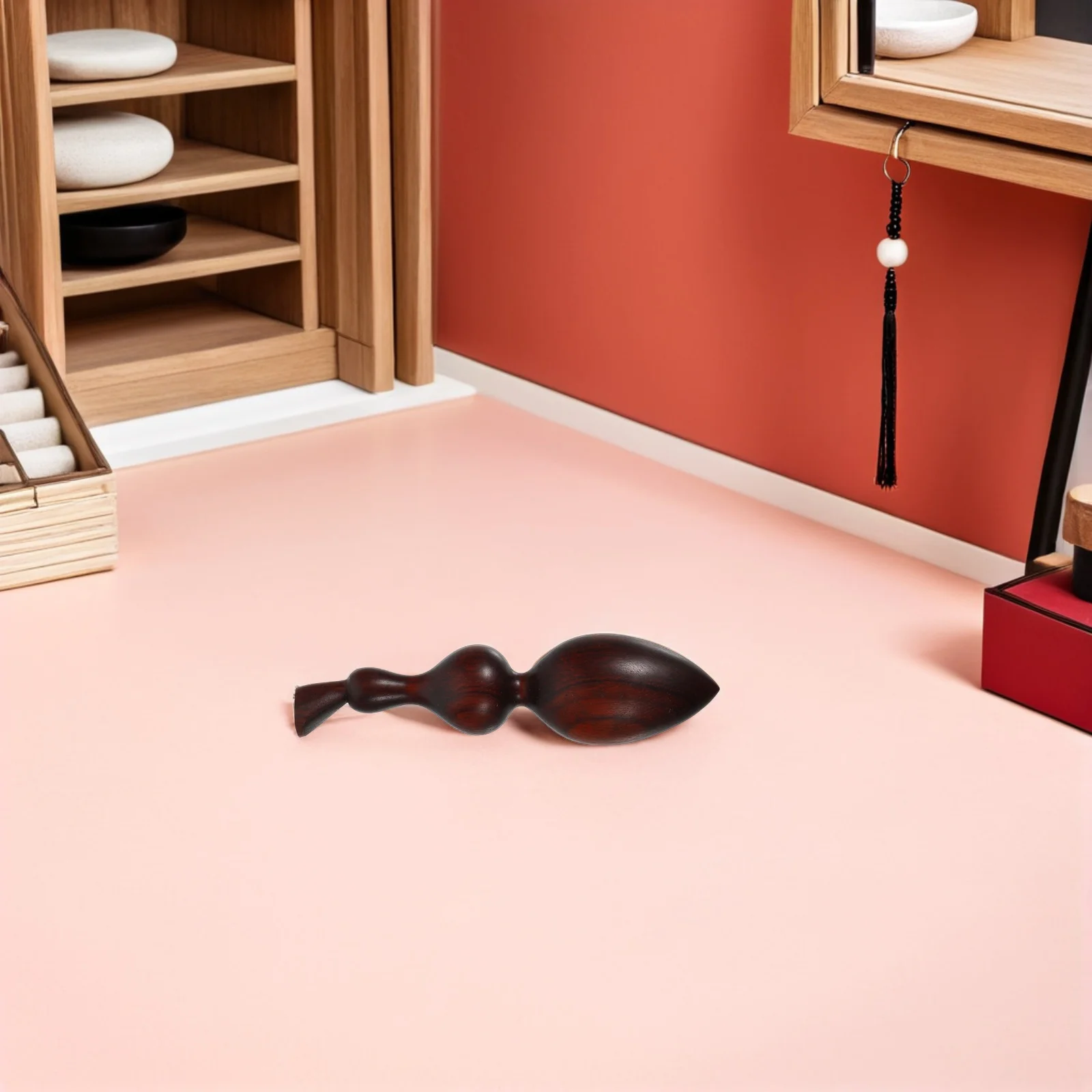 قطعتان من أدوات تدليك خشب الصندل الأرجواني - عصا كشط من الخشب الطبيعي لعلاج نقطة الزناد - جواشا محمولة باليد للوجه والجسم #6