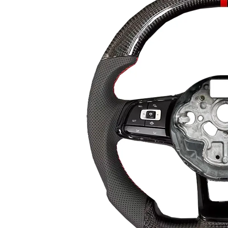 Steering Wheel Carbon Fiber For VW Volkswagen Golf MK7 7.5 GTI GTD GTE R Polo GTI Tiguan Passat DSG Interior Replacement Parts