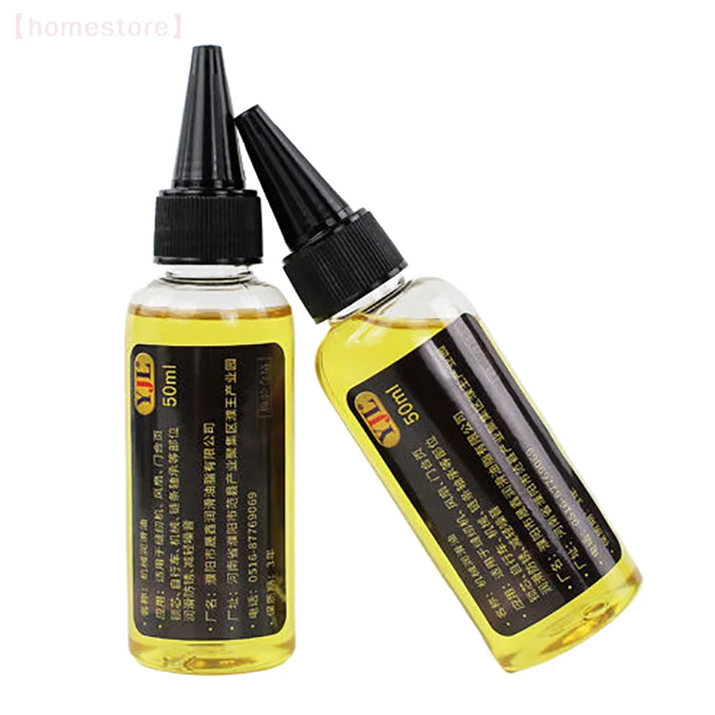 2 Pz 50 ml Macchinari Lubrificazione Olio Antiruggine Cerniera Corsa Macchina Da Cucire Ventola Olio Cerniera Porta Buco della serratura Cuscinetto Lubrificazione dell'ingranaggio