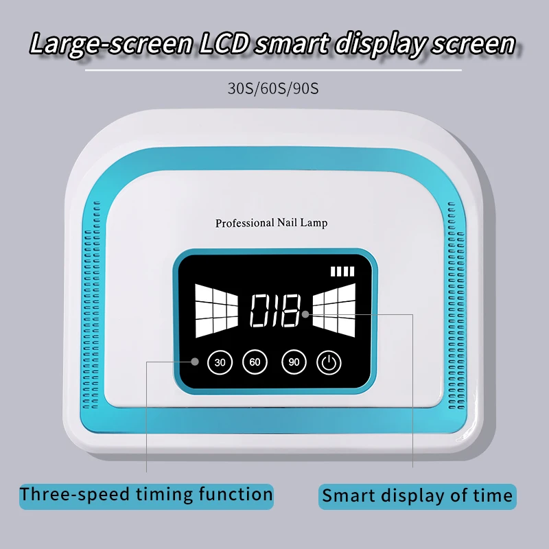 เครื่องอบเล็บเจล UV LED ไร้สาย ชาร์จไฟได้ อุปกรณ์ทำเล็บเจล สำหรับร้านทำเล็บ